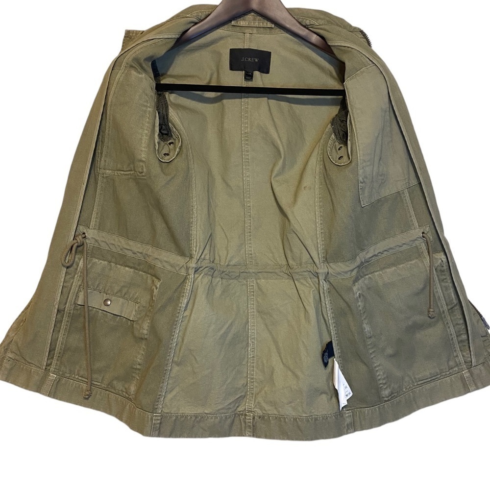 J Crew Green Washed & Aged Utility Jacket Women’s size XXS - Picture 3 of 11